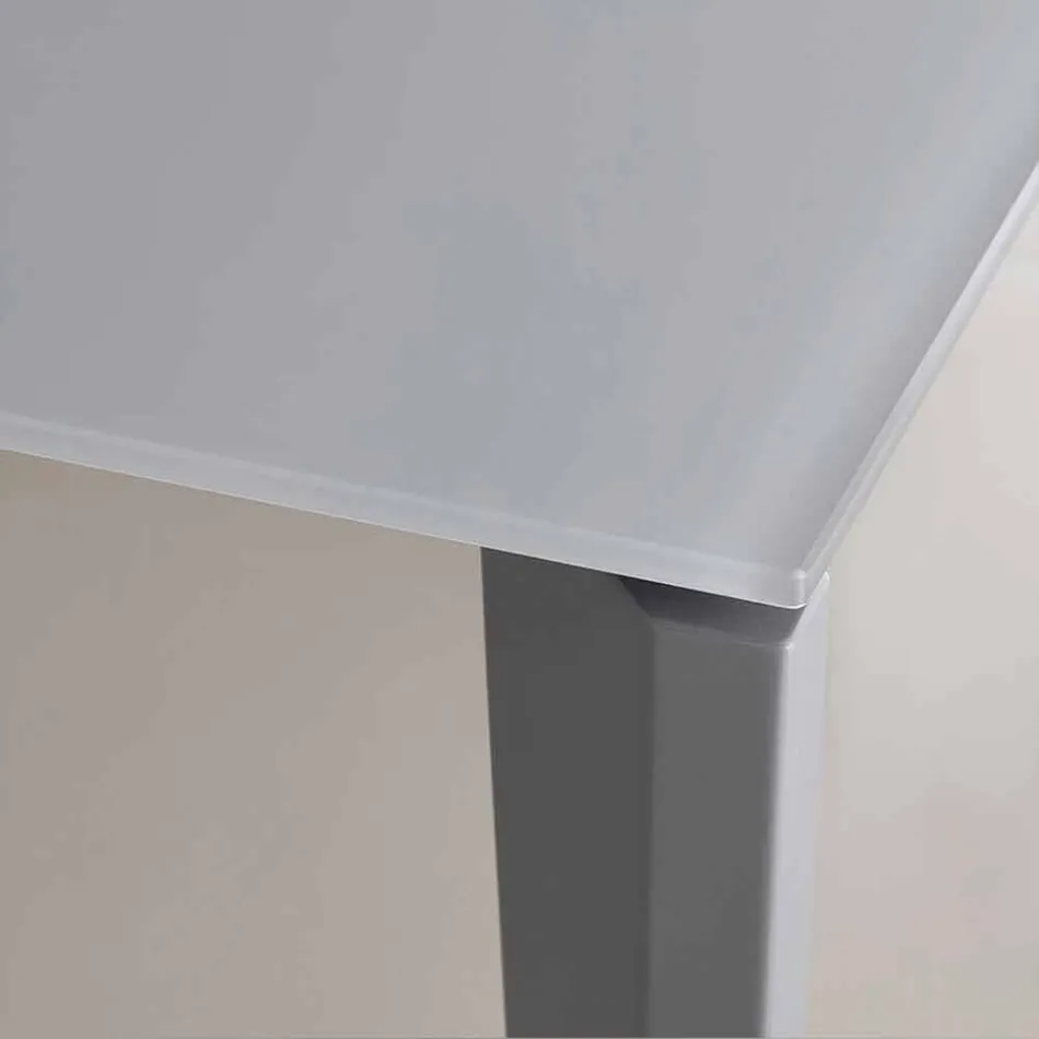 Utdragbart matbord Upp till 290 cm i Made in Italy Crystal - Polonio Viadurini