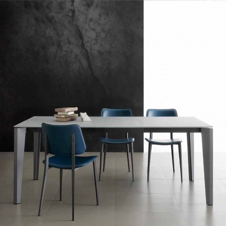 Utdragbart matbord Upp till 290 cm i Made in Italy Crystal - Polonio Viadurini
