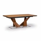 Utdragbart matbord Upp till 294 cm i trä Made in Italy - Monique Viadurini