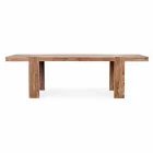 Homemotion Wood - Bruce utdragbart matbord upp till 295 cm Viadurini