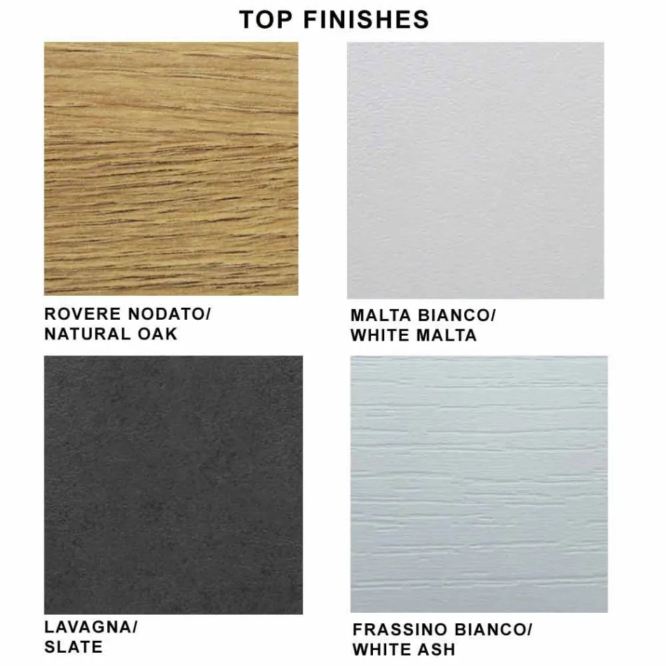 Utdragbart matbord upp till 300 cm i Laminat Made in Italy - Grotta Viadurini