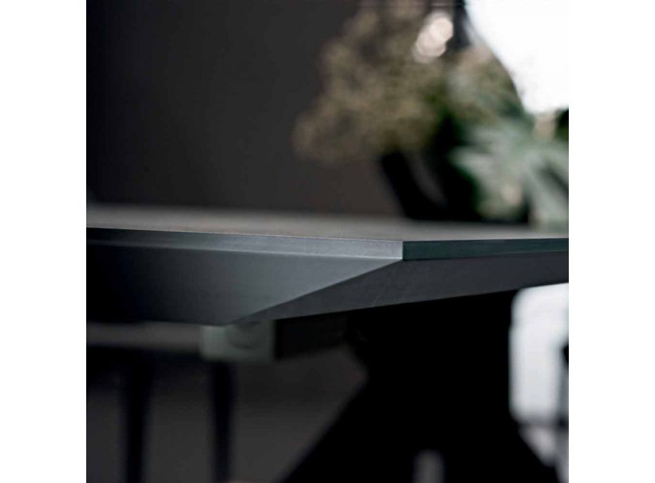 Utdragbart matbord upp till 300 cm i laminat Made in Italy - Settimmio Viadurini