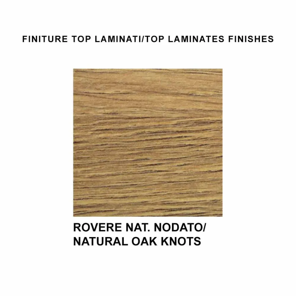 Utdragbart matbord upp till 300 cm i laminat Made in Italy - Settimmio Viadurini