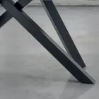 Utdragbart matbord upp till 300 cm i fanerat trä - Settimmio Viadurini