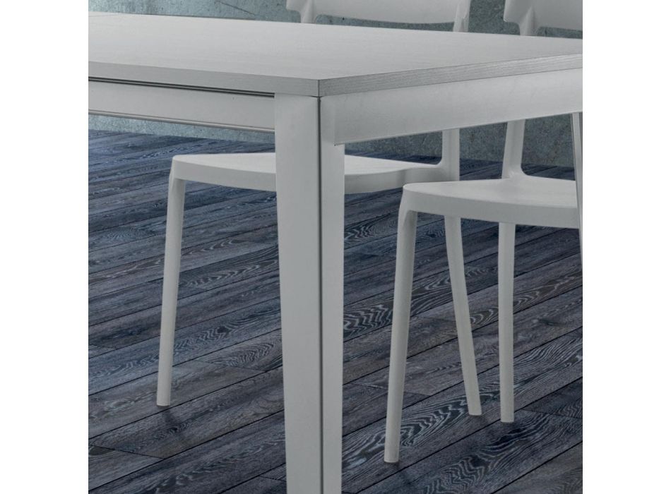 Utdragbart matbord upp till 310 cm i melamin Tillverkat i Italien - sjuttiotalet Viadurini
