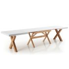 Utdragbart matbord Upp till 315 cm i massivt trä - Massimo Viadurini