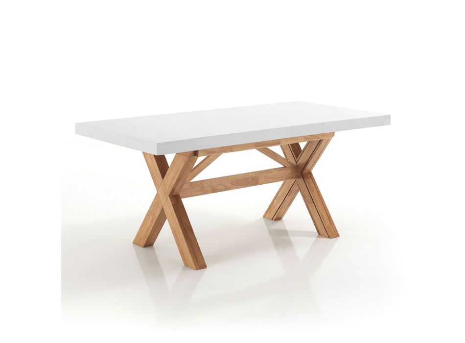 Utdragbart matbord Upp till 315 cm i massivt trä - Massimo Viadurini