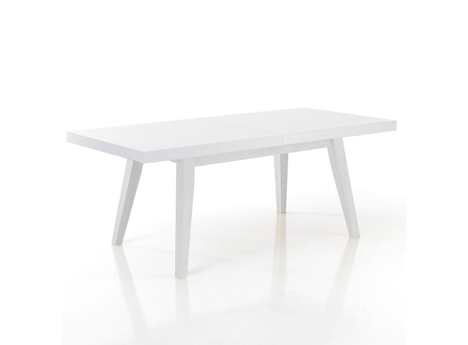 Utdragbart matbord Upp till 315 cm i Mdf och massivt trä - Paolo Viadurini