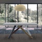 Utdragbart matbord upp till 450 cm i laminat Made in Italy - Salentino Viadurini