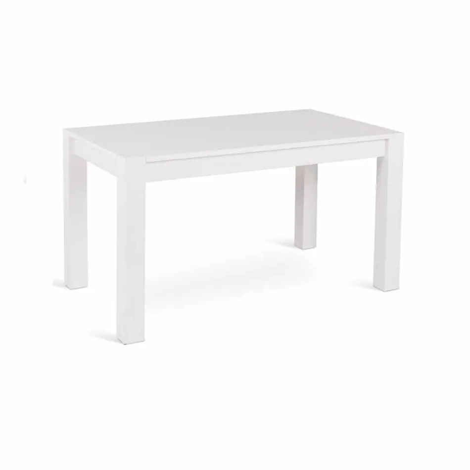 Extensible matbord i ek Phaedrus, tillverkad i Italien Viadurini