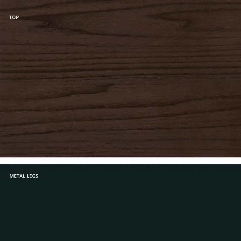 Extendable matbord i melamin gjord i Italien, Dionigi Viadurini