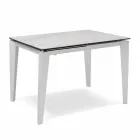 Dining glaskeram Förlänga tabell, 120 / cm 170xP80, Bino Viadurini
