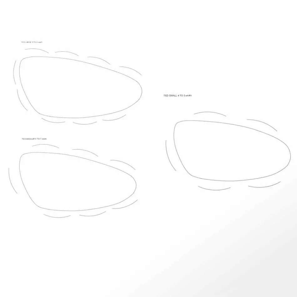 Handgjord matbord i Hpl och massiv mahogny Tillverkad i Italien - Ek Viadurini