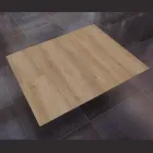 Matbord som förlängs och vidgas i melamin och metall - Devendra Viadurini