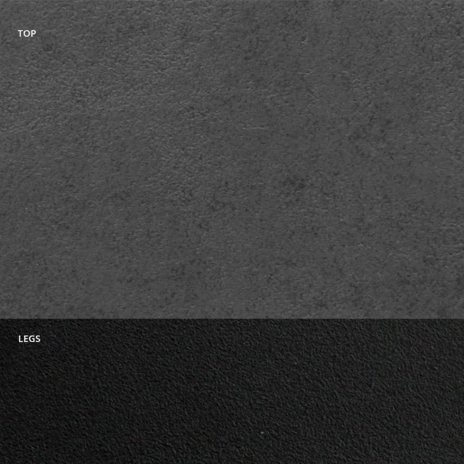 Matbord med fatskiva i HPL-laminat Tillverkat i Italien - Grotta Viadurini