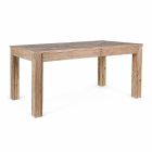 Homemotion matbord med topp och ben i Elm Wood - Elm Viadurini