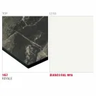 Matbord med Hpl-topp och metallbas Tillverkad i Italien - Aresto Viadurini