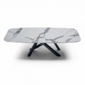 Matbord med topp i Precious Made in Italy Hypermarble - Settimmio