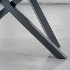 Matbord med fanerad träskiva Tillverkat i Italien - Settimmio Viadurini