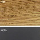 Matbord med fanerad träskiva Tillverkat i Italien - Settimmio Viadurini