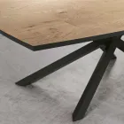 Matbord med ekfanerskiva Tillverkat i Italien - Antonino Viadurini