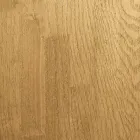 Matbord med skiva i äkta massivt trä och underrede i metall - Ibisco Viadurini