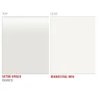 Kvalitetsmatbord med Made in Italy Lackerad glasskiva - Brontolo Viadurini