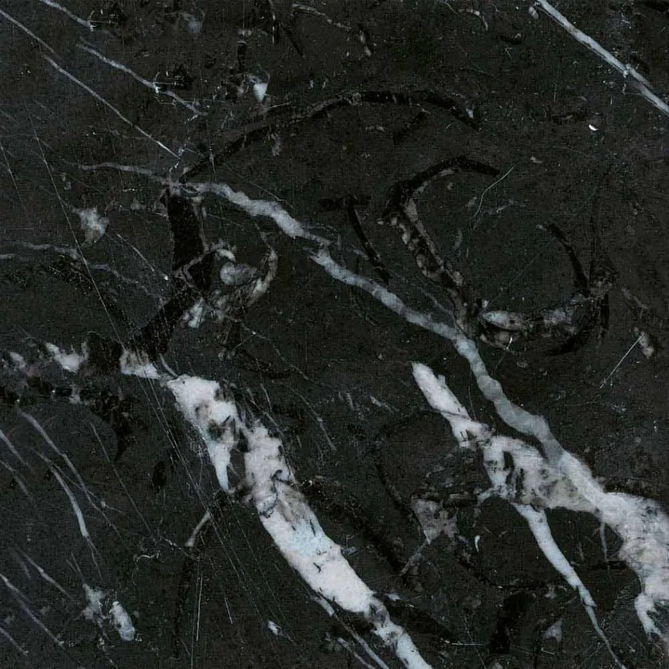 Matbord med oval marmorplatta Made in Italy - Superb Viadurini