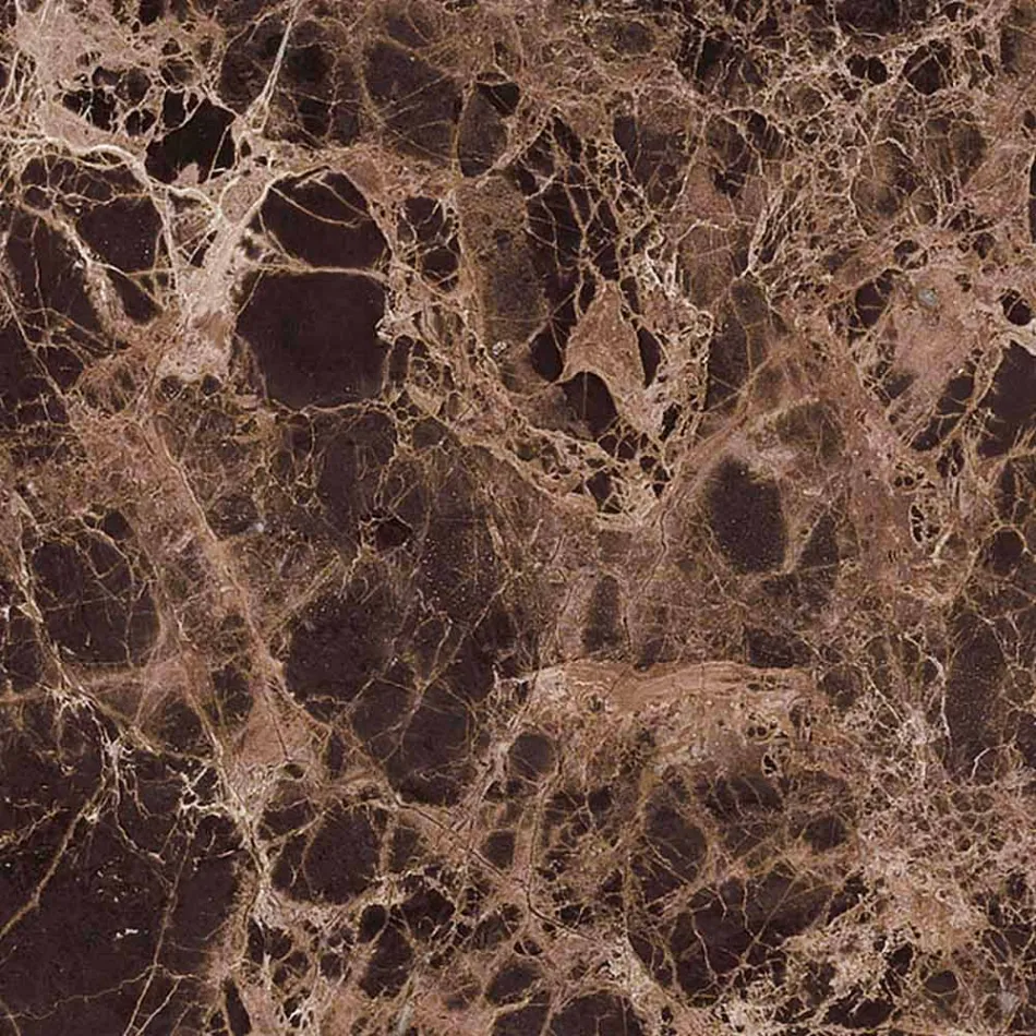 Matbord med oval marmorplatta Made in Italy - Superb Viadurini