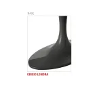 Matbord med oval plywoodskiva Tillverkat i Italien - Brontolo Viadurini