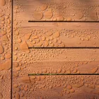 Trädgårdsmatbord i naturligt eller svart trä, italiensk lyx - Suzana Viadurini