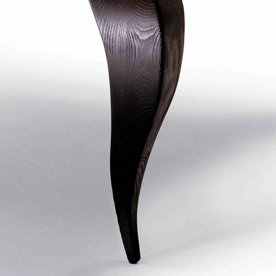 Matbord lyxig design i massivt trä, tillverkade i Italien, tråd Viadurini