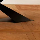 Modernt design matbord med Elliot gjort i Italien ek topp Viadurini