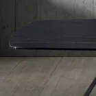 Design matbord i Portoro Effect Ceramic och Matt Metal - Falcon Viadurini