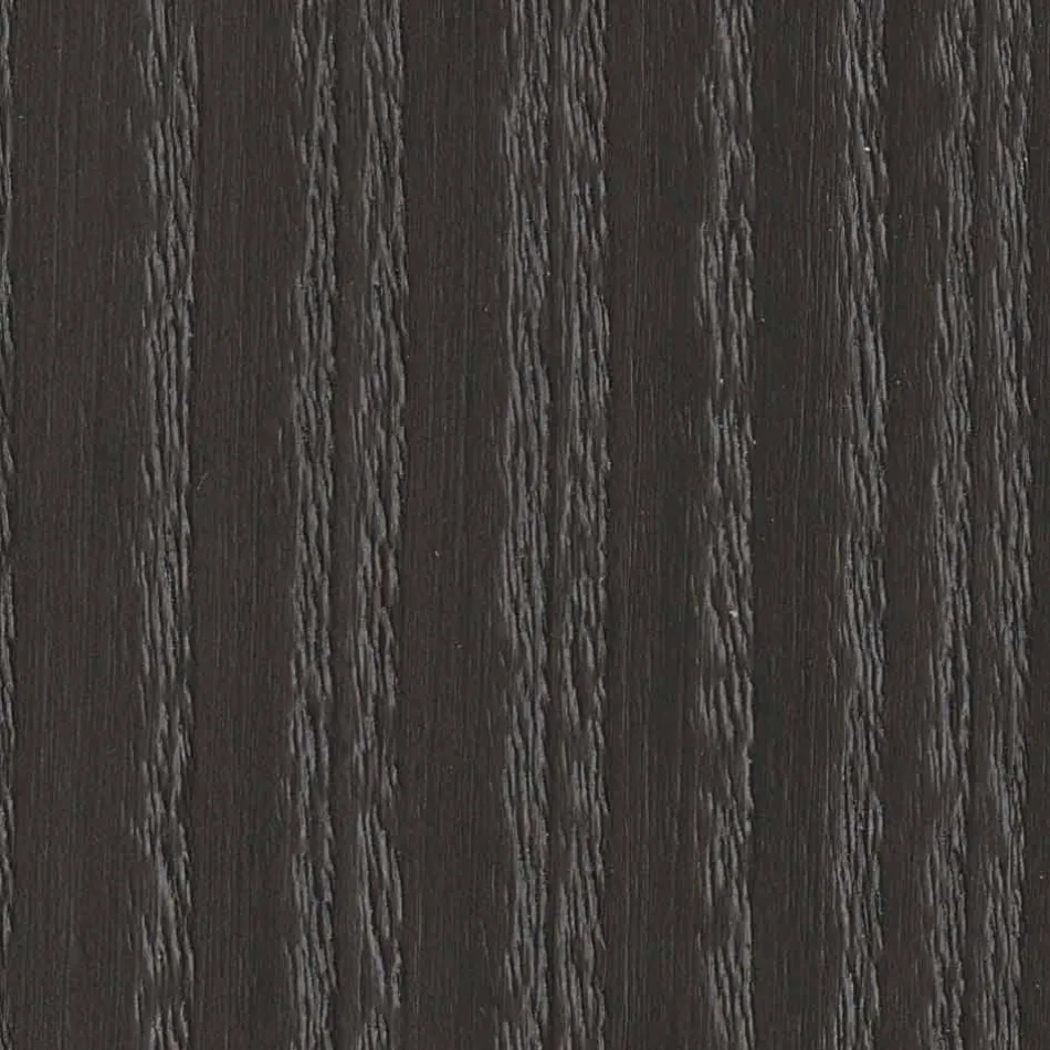 Design matbord i rökt glas och oljad ask tillverkad i Italien - Croma Viadurini