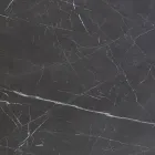 Elliptiskt matbord i stål och polerad keramik Florim - Gelsino Viadurini