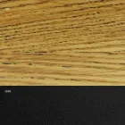 Fanerat matbord med stålfot Tillverkat i Italien - Dalmatisk Viadurini