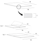 Fenix matbord förlängbart upp till 232 Tillverkat i Italien - Bayern Viadurini
