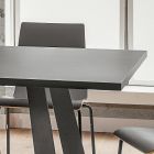 Lyxigt matbord av Fenix och metall tillverkat i Italien - Pinocchio Viadurini