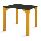 Hpl matbord med ben i polyeten Tillverkat i Italien - Glen Viadurini