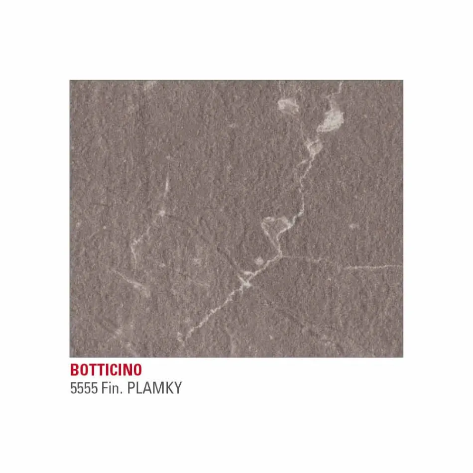 Matbord i Hpl Marble Effect och lackerad metall tillverkad i Italien - Jupiter Viadurini