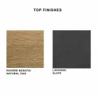 Matbord i HPL Laminat och Fine Made in Italy Steel - Settimmio Viadurini