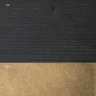 Matbord i knuten ek och metallelement Tillverkat i Italien - Giusy Viadurini