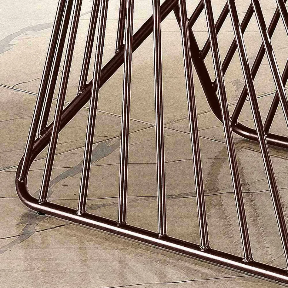 Matbord i modernt massivt trä gjord i Italien, Mitia Viadurini