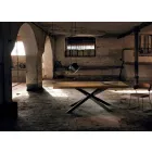 Modernt massivt matbord gjord i Italien Oncino Viadurini