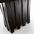 Mdf design trä matbord gjord i Italien, Egisto Viadurini