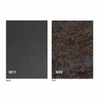 Metallbord och keramisk topp tillverkad i Italien Design - Anaconda Viadurini