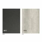 Metallbord och keramisk topp tillverkad i Italien Design - Anaconda Viadurini