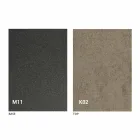 Metallbord och keramisk topp tillverkad i Italien Design - Anaconda Viadurini