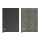 Metallbord och keramisk topp tillverkad i Italien Design - Anaconda Viadurini